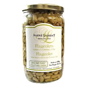 FLAGEOLET BEANS COOKED WITH GOOSE FAT