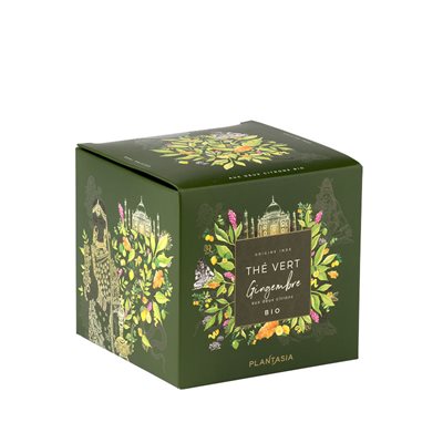 ORGANIC GINGER / LEMON GREEN TEA - REFIL BOX