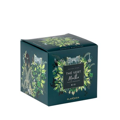 ORGANIC MINT GREEN TEA - REFIL BOX