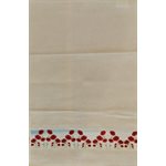 HONEYCOMB TOWEL OFF-WHITE POPPY